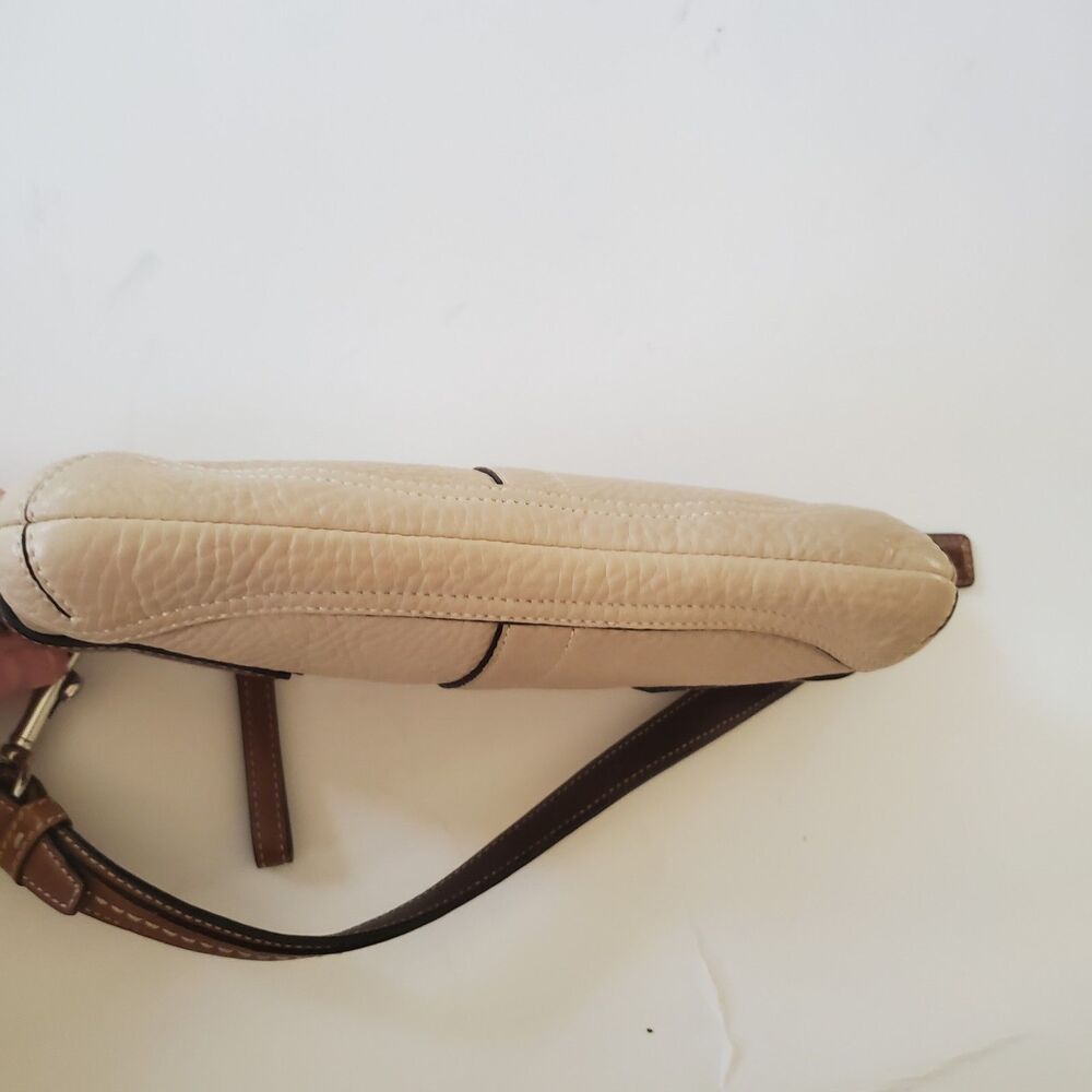 Coach East West Beige Pebbled Leather Demi Convertible Shoulder Bag Y2K NWOT - Picture 6 of 16